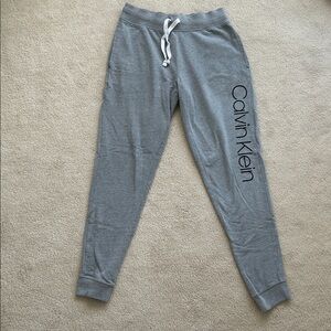 Women’s Calvin Klein Light Gray Sweatpants - Size S